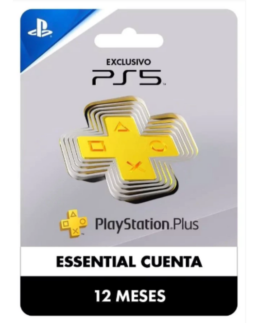 PS Plus Essential 12 Meses PS5