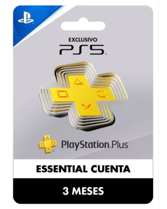 PS Plus Essential 3 Meses PS5