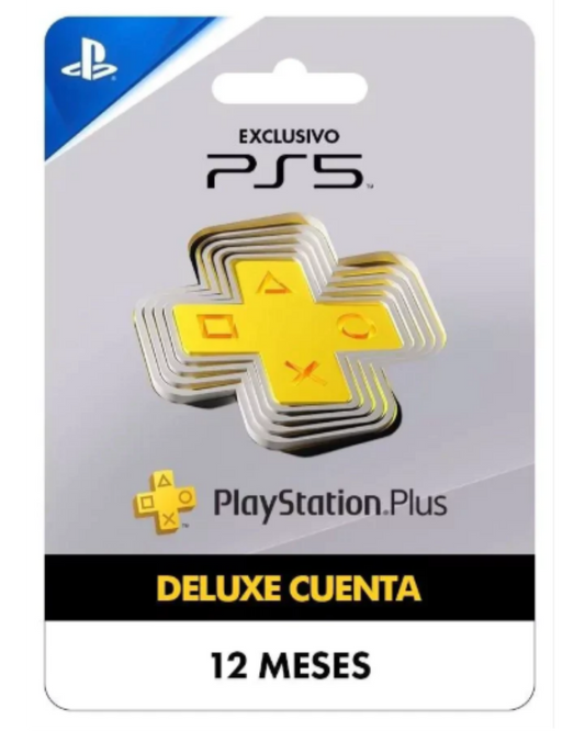 PS Plus Deluxe 12 Meses PS5