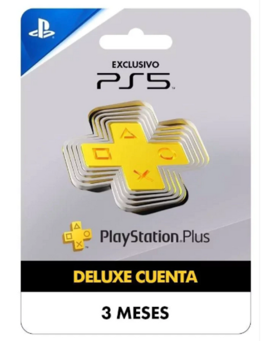 PS Plus Deluxe 3 Meses PS5