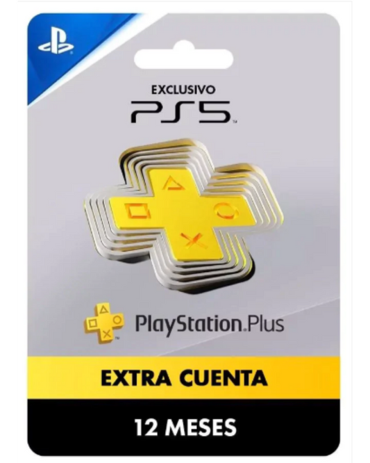 PS Plus Extra 12 Meses PS5