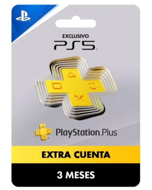 PS Plus Extra 3 Meses PS5